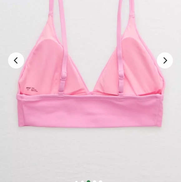 Aerie Longline Bikini Set | Best Buds Pink | XXS Top & Bottom | EUC - Picture 7 of 8